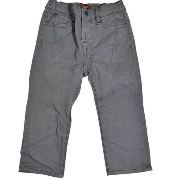 NWOT 7 For All Man Kind Baby/Toddler Boy Gray Denim Jeans - Size 24M - Picture 1 of 7